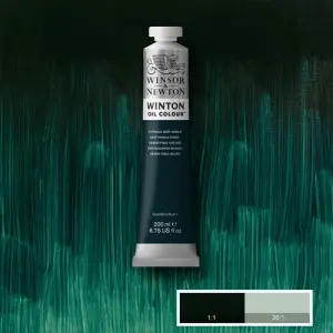 Oferta De Temporada Óleo Winsor & Newton Winton color Verde Oscuro Ftalo (200 ml)