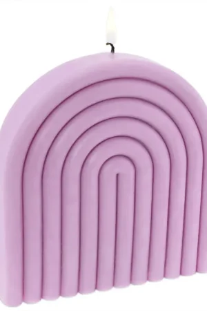 Ordena Ya MOLDE SILICONA PARA VELAS ARCOIRIS 15.5x15x3 CM