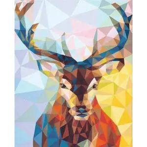 Oferta Flash Pintar por números kit cuadro "Reno Moderno", 40x50cm, Figured'Art