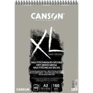 Bloc XL Sand Grain gris Canson, 40 hojas, 160 gr., A3 (anillas) Compra Ahora