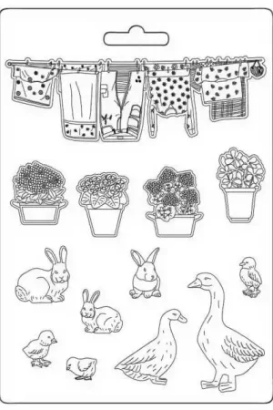 MOLDE FLEXIBLE STAMPERIA A5 SUNFLOWER ART FATTORIA Descuento