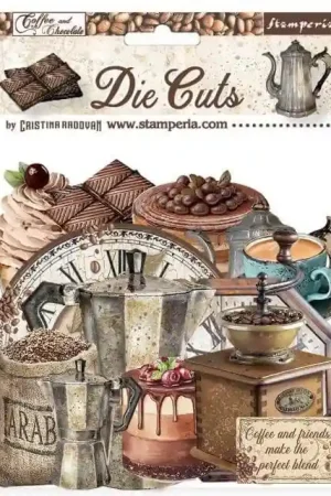DIE CUTS STAMPERIA COFFEE AND CHOCOLATE Edición Limitada