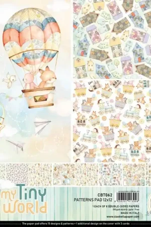 Ordenar Ahora Mismo PAPEL SCRAP CIAO BELLA KIT 30x30 MY TINY WORLD PATTERNS PAD