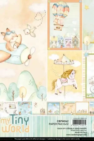 Promoción Exclusiva PAPEL SCRAP CIAO BELLA KIT 30x30 MY TINY WORLD