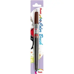 Marca Reconocida Pincel "Colour Brush" recargable Pentel, Sepia 141