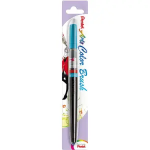 Tendencia Pincel "Colour Brush" recargable Pentel, Azul Cielo 110