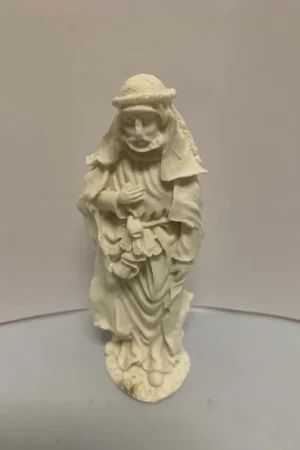 MARMOLINA, PASTOR CON MANO EN EL PECHO 11 CM De Moda