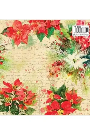 Compra Hoy PAPEL DECORATIVO KARTOS ORO POINSETTIA 100x70 CM