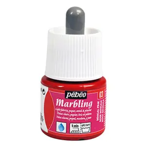 Mejor Precio Pintura para marmoleado - Marbling PEBEO Rosa Bengala 45 ml.