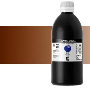 Máxima Calidad Acuarela Liquida Vallejo n. 640 Marrón Chocolate, 500 ml.