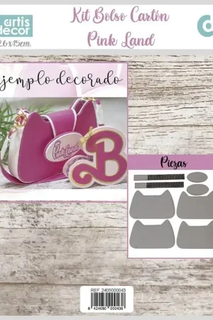 Auténtico KIT BOLSO CARTÓN PINK LAND