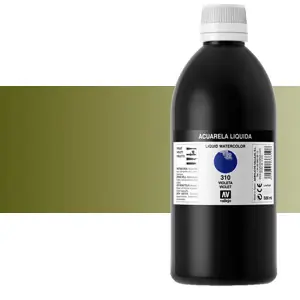 Entrega Rápida Acuarela Liquida Vallejo n. 570 Verde Oliva, 500 ml.