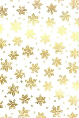 TRANSFER FOLEX ORO 20x30 CM COPOS DE NIEVE Moderno