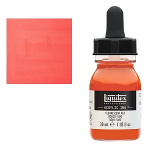 Tinta Acrilica Liquitex n. 983 Rojo Fluorescente, 30 ml. Mejor Calidad