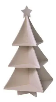 Lujoso ESTANTERÍA ARBOL DE NAVIDAD 25x25x40 CM