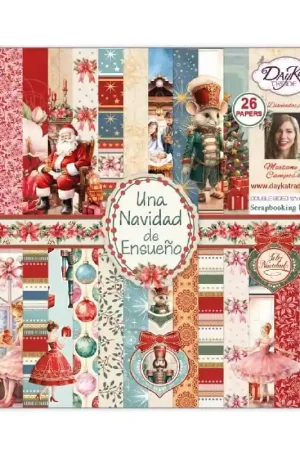 Última Versión PAPEL SCRAP DAYKA BLOC 20x20 SCP-1049 NAVIDAD DE ENSUEÑO