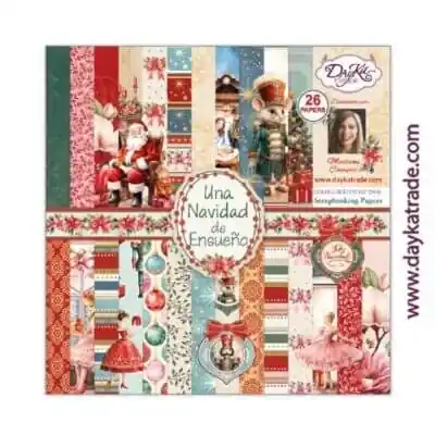 Ordenar Ahora Mismo PAPEL SCRAP DAYKA KIT 30x30 SCP-3049 NAVIDAD DE ENSUEÑO