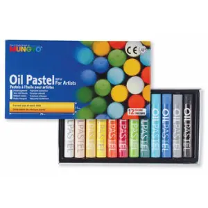 Envío Inmediato Caja de 12 pasteles al óleo surtidos MUNGYO