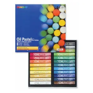 Gran Oferta Caja de 24 pasteles al óleo surtidos MUNGYO