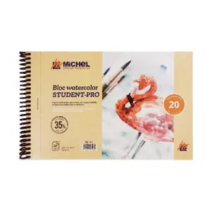 Bloc Acuarela Student-Pro Michel 300 gr, A3 (29,7 x 42 cm), 20 hojas Precio Reducido