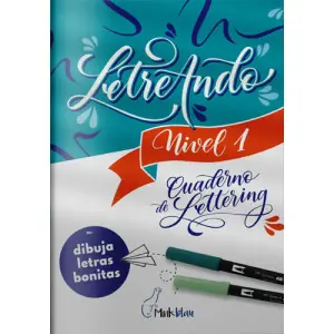 Cuaderno Letreando 1: Iniciación al Lettering, Tombow Envío Internacional
