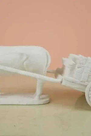 ESCAYOLA, CARRETA LLENA CON ANIMAL 12x20 CM Garantía De Devolución De Dinero