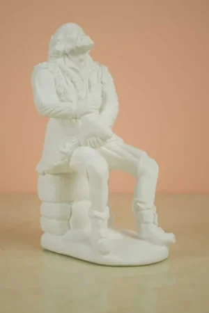 ESCAYOLA, PASTOR CON BOTA DE VINO 17 CM Oferta De Temporada