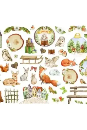 Oferta PEGATINAS DE PAPEL STAMPERIA EPHEMERA WINTER VALLEY