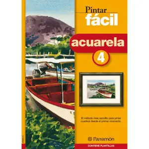 Oferta Limitada Cuaderno Pintar Fácil Acuarela 4, Parramón ***