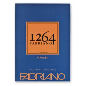 Pedido Al Por Mayor Bloc Fabriano 1264 Marker 70 gr, 21x29.7cm (A4), 100 h. (encolado)