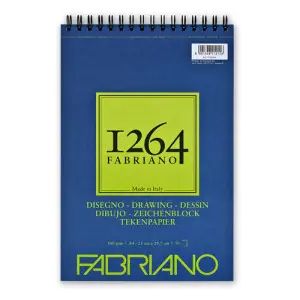 Bloc Fabriano 1264 Dibujo 180 gr, 21x29.7cm (A4), 50 h. (anillas) Precio De Oferta