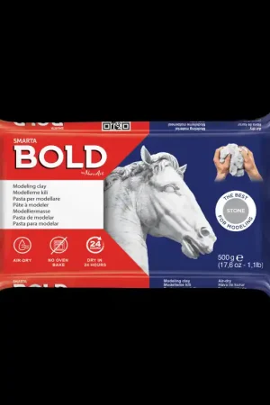 PASTA DE MODELAR SMARTA BOLD 500 GR GRIS PIEDRA A Buen Precio
