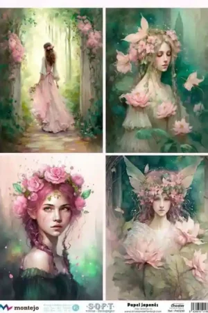 PAPEL ARROZ JAPONÉS SOFT A3 RETRATOS FANTASÍA Bestseller