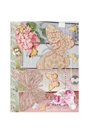 PAPEL ARROZ CADENCE Nº420 MARIPOSAS ROSAS 30x41 Oferta Especial