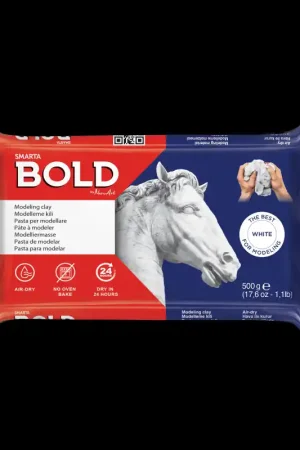No Te Lo Pierdas PASTA DE MODELAR SMARTA BOLD 500 GR BLANCO