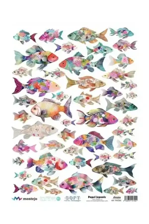 Ordena Ya PAPEL ARROZ JAPONÉS SOFT A3 PECES 1