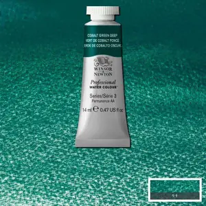 Bestseller Acuarela Profesional Winsor & Newton color verde cobalto oscuro 185 (14 ml) S3
