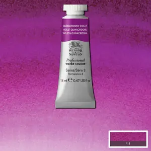 Popular Acuarela Profesional Winsor & Newton color violeta quinacridona 550 (14 ml) S3