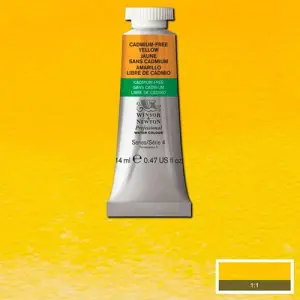 Acuarela Profesional Winsor & Newton color amarillo libre de cadmio 890 (14 ml) S4 Últimas Unidades