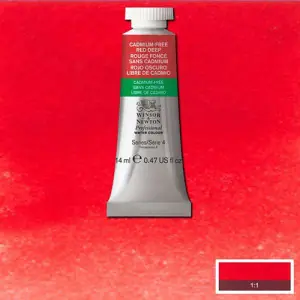 Oferta Limitada Acuarela Profesional Winsor & Newton color rojo oscuro libre de cadmio 895 (14 ml) S4