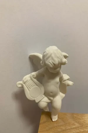 MARMOLINA, ANGELITO LAÚD 6.5 CM Artesanal