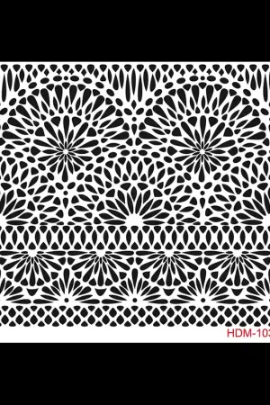 Mejor Precio STENCIL CADENCE 25x25 CM HOME DECOR