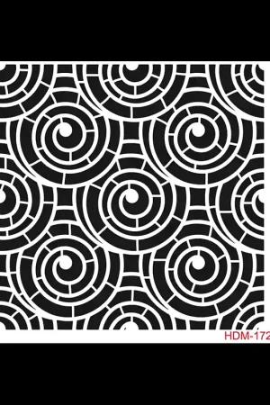 STENCIL CADENCE 25x25 CM ESPIRALES Certificado