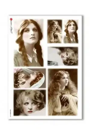 Pago Seguro PAPEL ARROZ PAPERDESIGNS A3 MUJERES VINTAGE