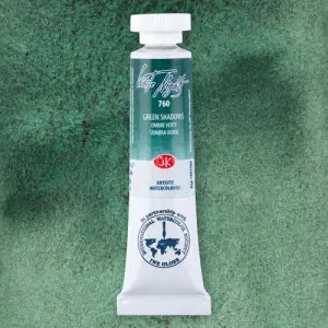 Artesanal Acuarelas White Nights en tubo 10 ml. granulado Sombra Verde (Green Shadows) 760