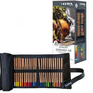 Estuche Enrollable de Tela 24 Lápices de colores Polycolor Rembrandt, Lyra Compra Ahora