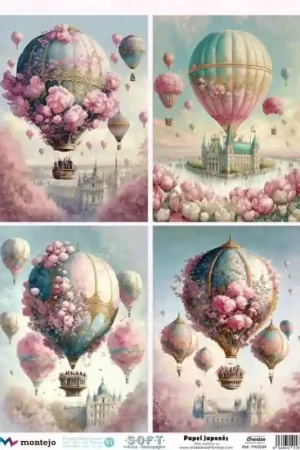 PAPEL ARROZ JAPONÉS SOFT A3 GLOBOS Oferta Especial