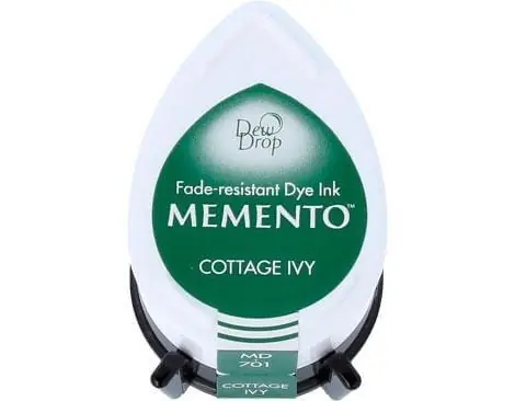 Marca Reconocida TAMPÓN TINTA GOTA MEMENTO HIEDRA