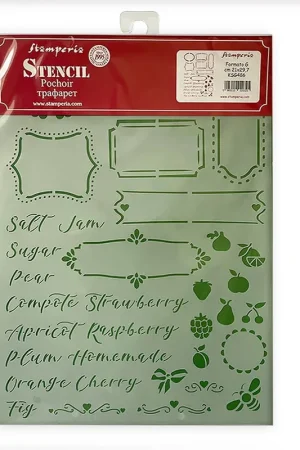 STENCIL STAMPERIA A4 CASA GRANADA ETIQUETAS Venta Final