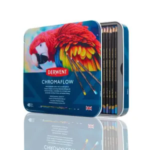 Tendencia Caja lápices Derwent Chromaflow, 48 colores